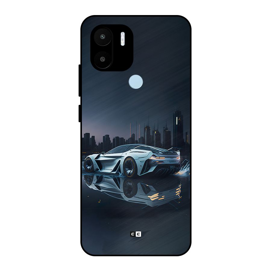 Car of Future Metal Back Case for Redmi A1 Plus