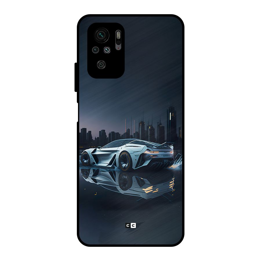 Car of Future Metal Back Case for Redmi Note 10S