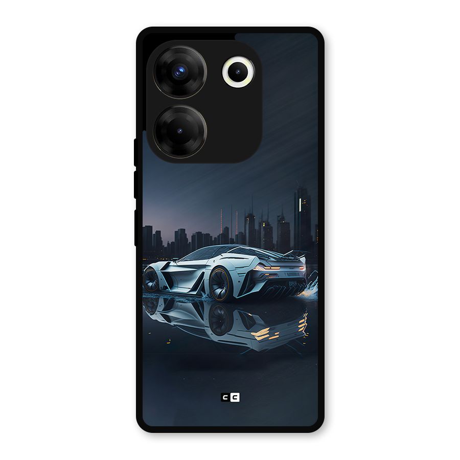 Car of Future Metal Back Case for Tecno Camon 20 Pro