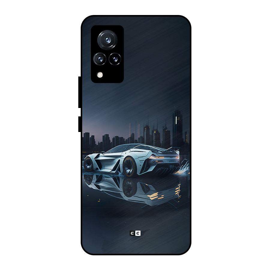 Car of Future Metal Back Case for Vivo V21 5G