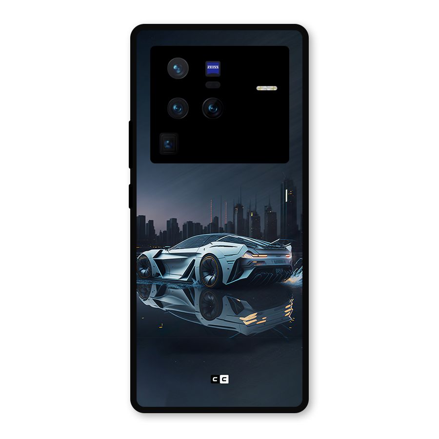 Car of Future Metal Back Case for Vivo X80 Pro