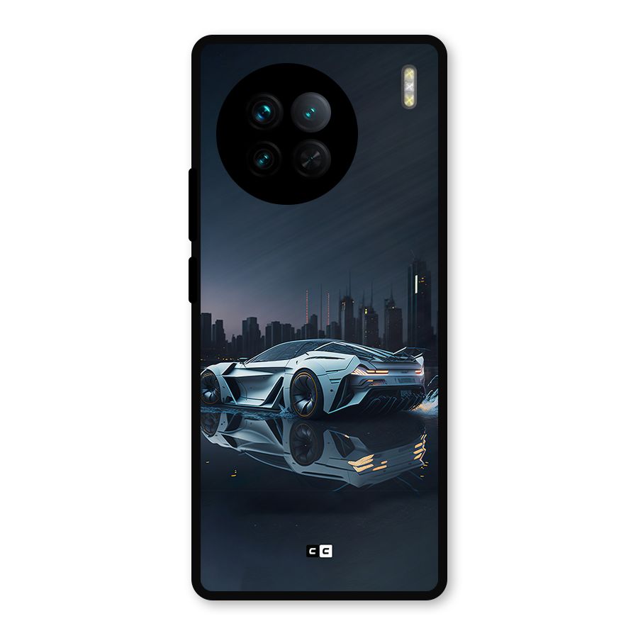 Car of Future Metal Back Case for Vivo X90