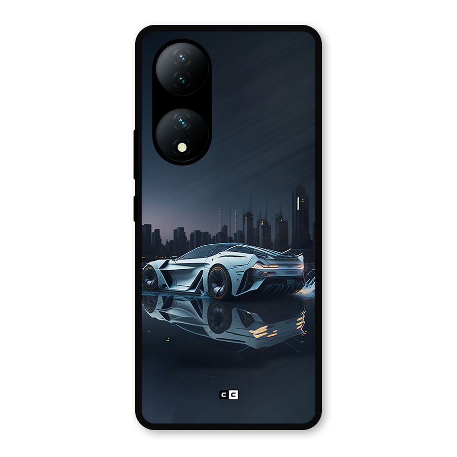 Car of Future Metal Back Case for Vivo Y100a