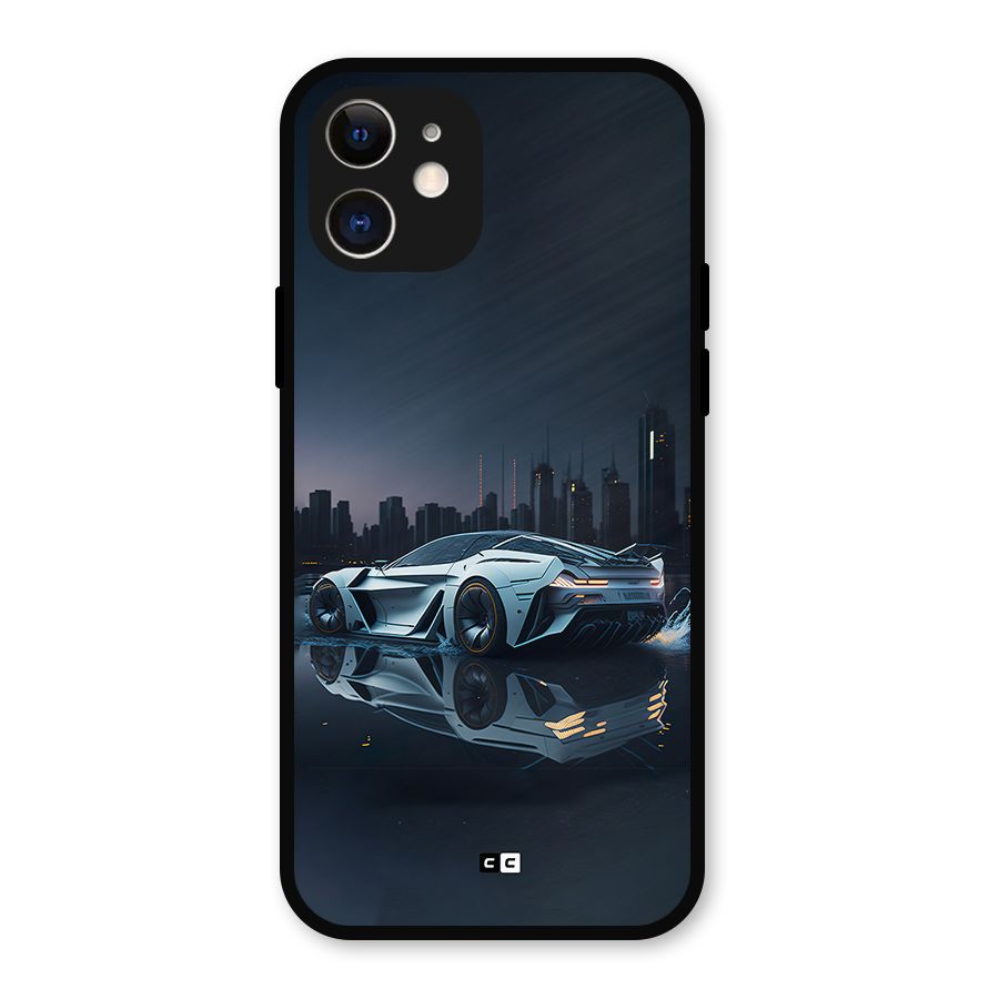 Car of Future Metal Back Case for iPhone 12