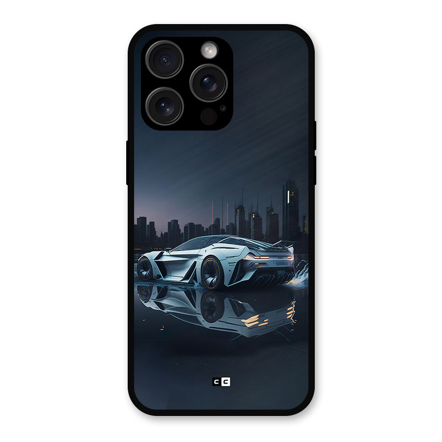 Car of Future Metal Back Case for iPhone 15 Pro Max