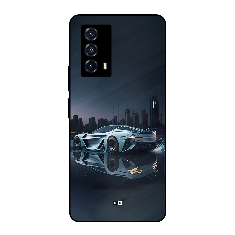 Car of Future Metal Back Case for iQOO Z5