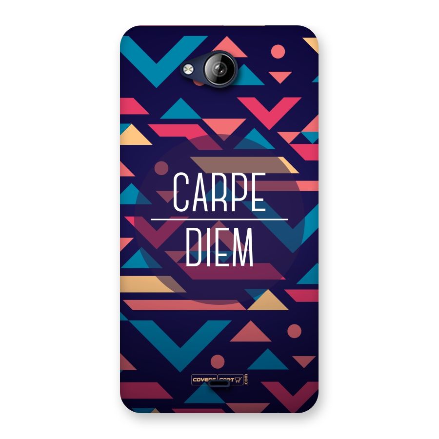 Carpe Diem Back Case for Canvas Play Q355