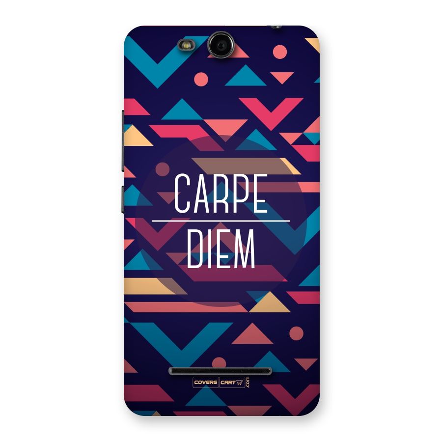Carpe Diem Back Case for Micromax Canvas Juice 3 Q392