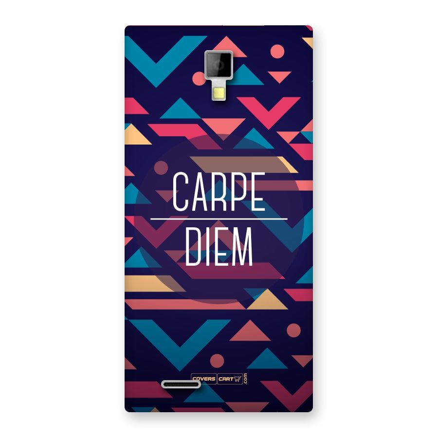 Carpe Diem Back Case for Micromax Canvas Xpress A99