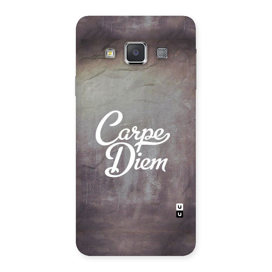 Carpe Diem Rugged Back Case for Galaxy A3