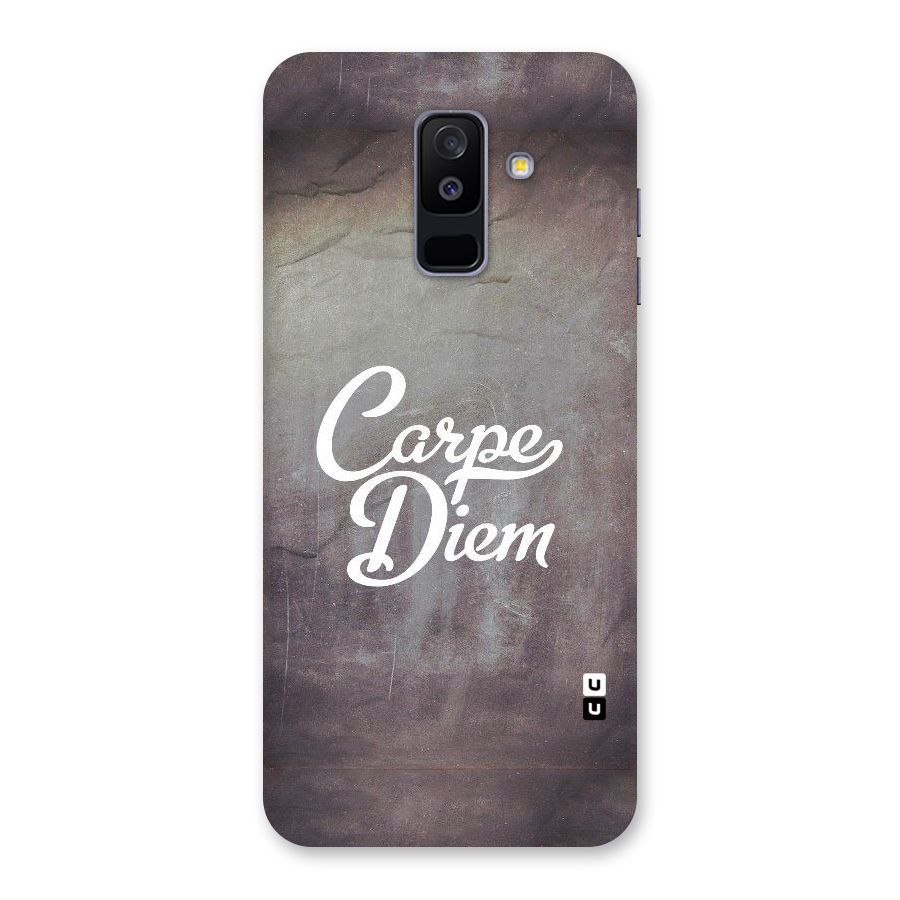 Carpe Diem Rugged Back Case for Galaxy A6 Plus