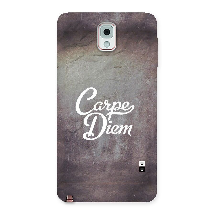 Carpe Diem Rugged Back Case for Galaxy Note 3