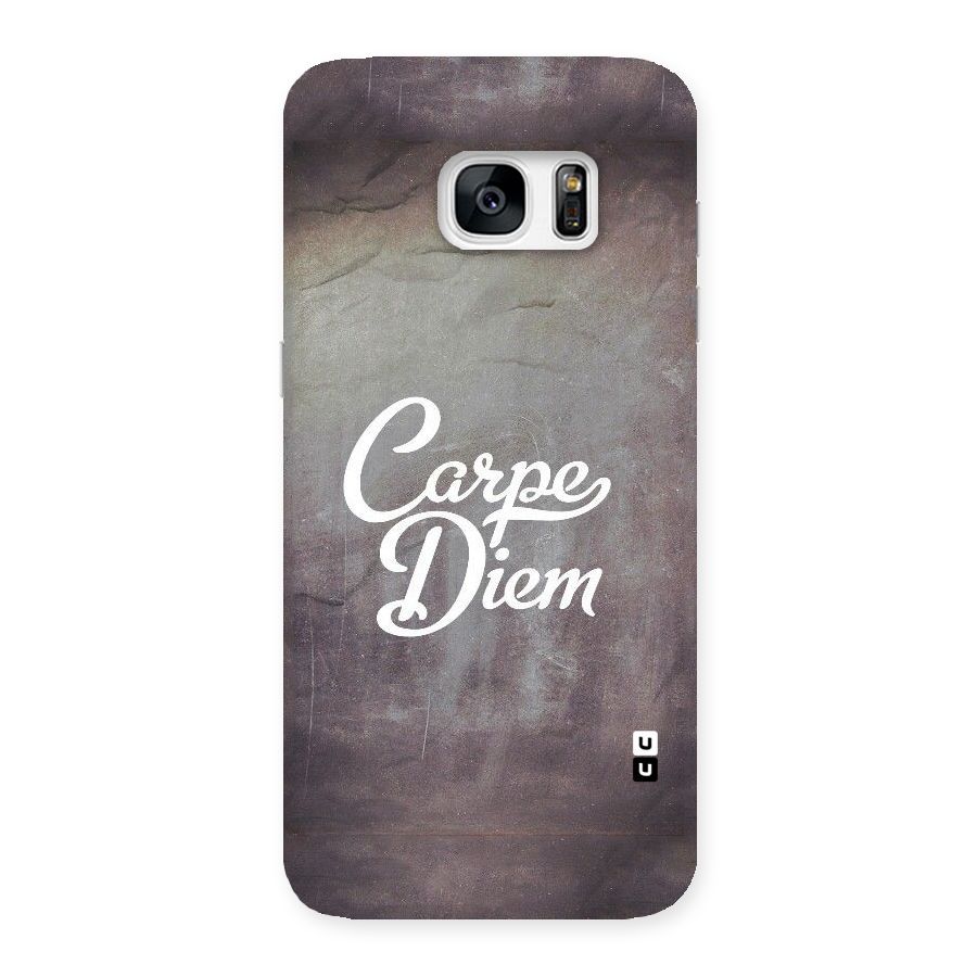 Carpe Diem Rugged Back Case for Galaxy S7 Edge