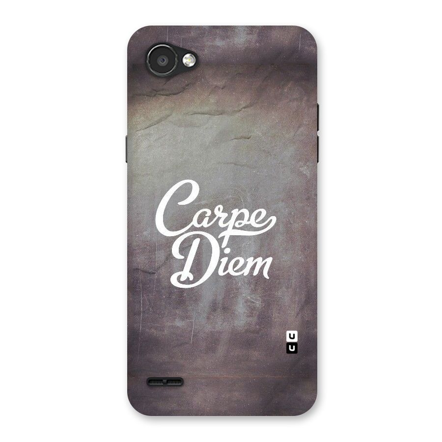 Carpe Diem Rugged Back Case for LG Q6