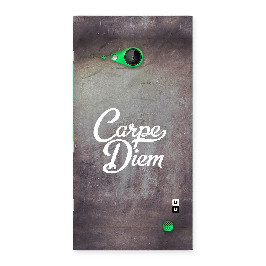 Carpe Diem Rugged Back Case for Lumia 730