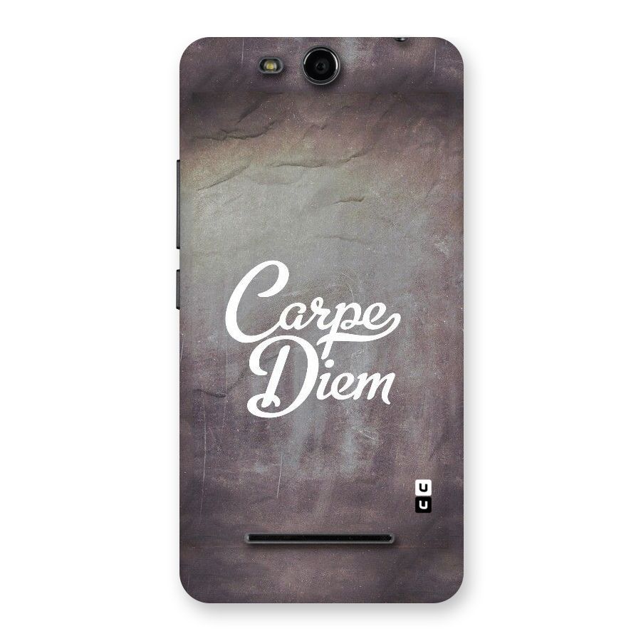 Carpe Diem Rugged Back Case for Micromax Canvas Juice 3 Q392
