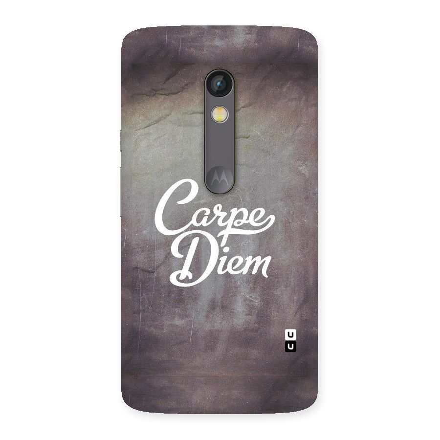 Carpe Diem Rugged Back Case for Moto X Play