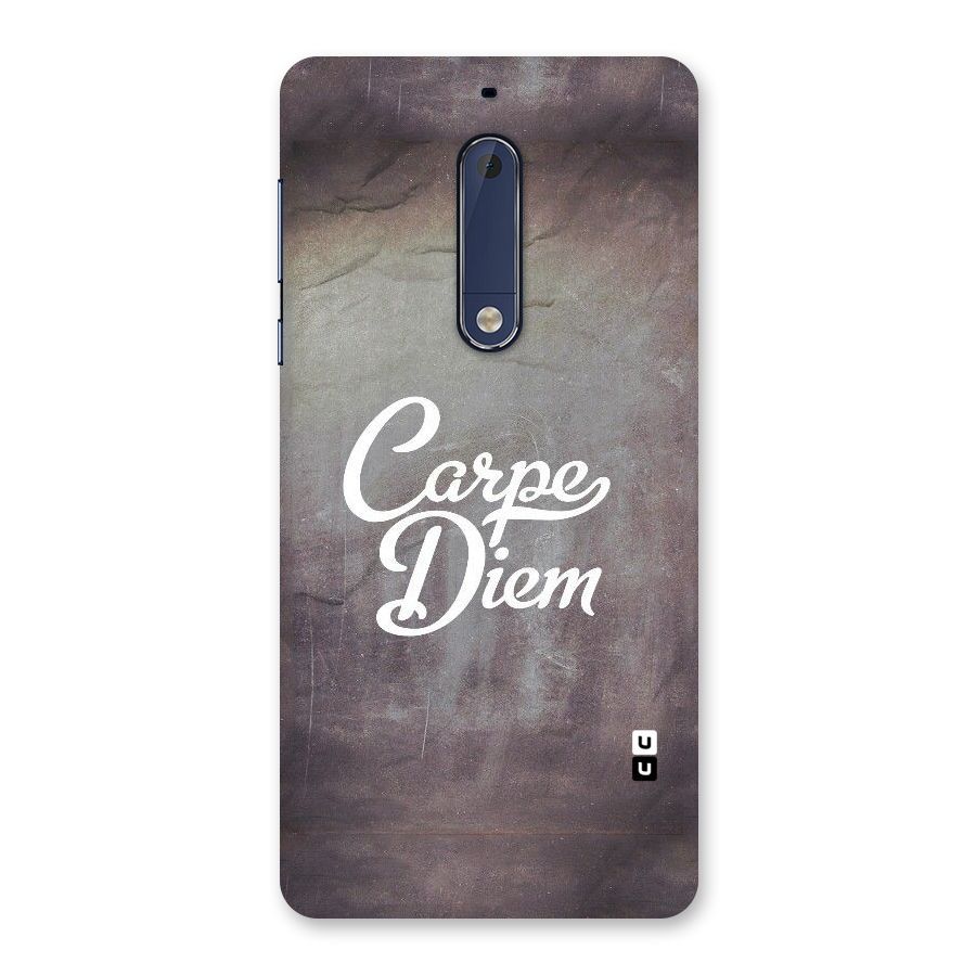 Carpe Diem Rugged Back Case for Nokia 5