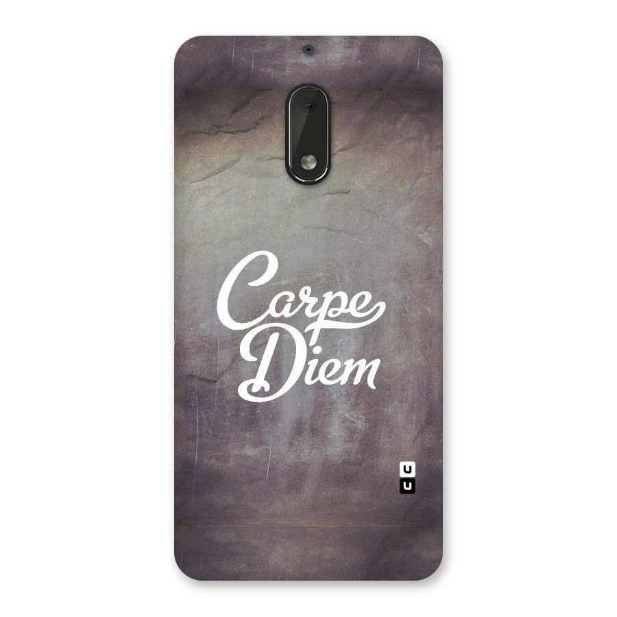 Carpe Diem Rugged Back Case for Nokia 6