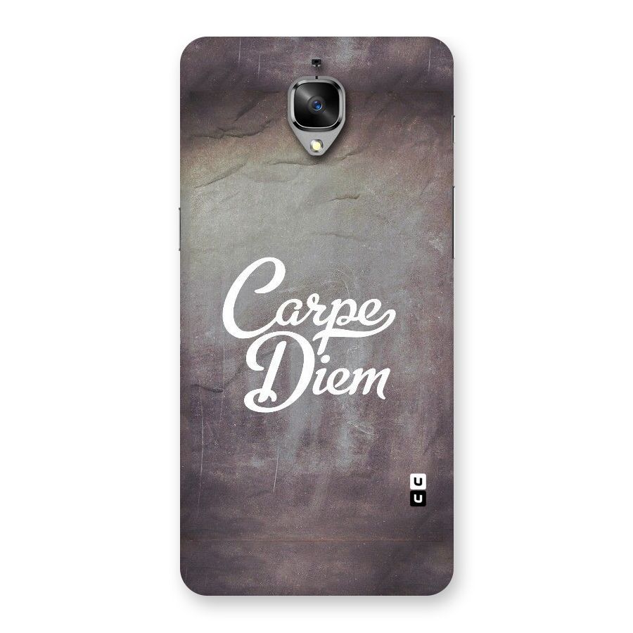 Carpe Diem Rugged Back Case for OnePlus 3