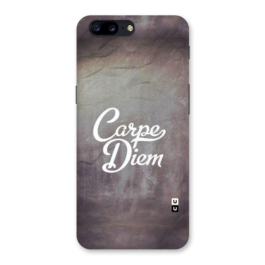 Carpe Diem Rugged Back Case for OnePlus 5