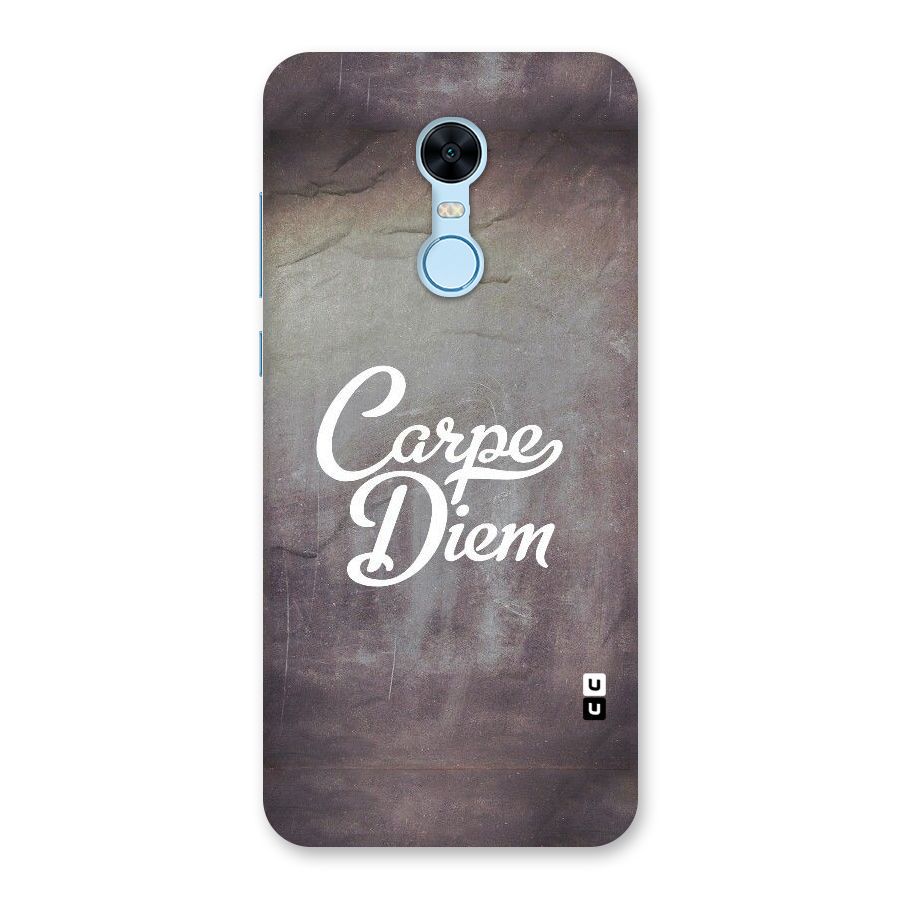 Carpe Diem Rugged Back Case for Redmi Note 5