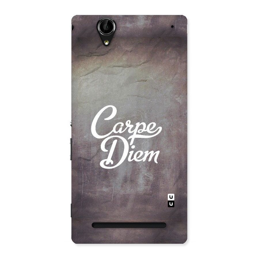 Carpe Diem Rugged Back Case for Sony Xperia T2