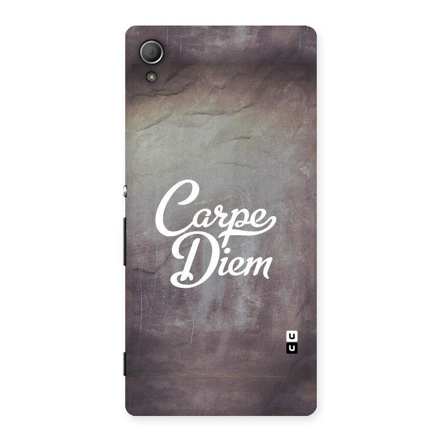 Carpe Diem Rugged Back Case for Xperia Z4