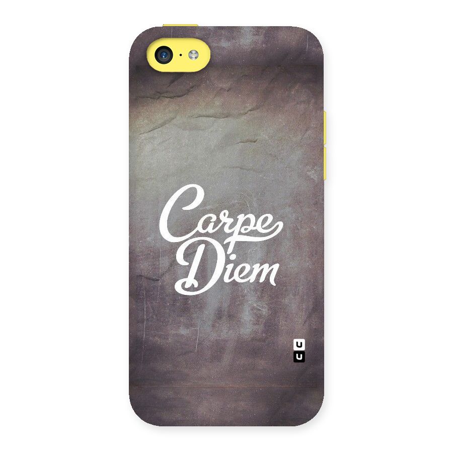 Carpe Diem Rugged Back Case for iPhone 5C