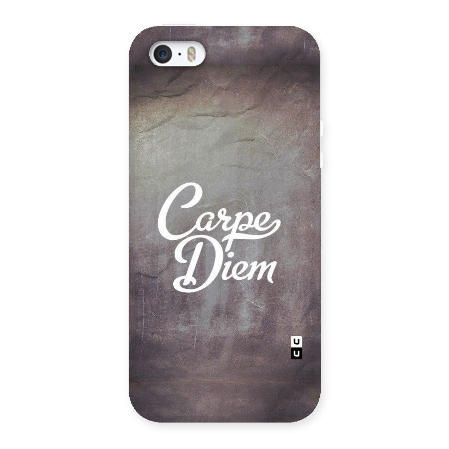 Carpe Diem Rugged Back Case for iPhone SE
