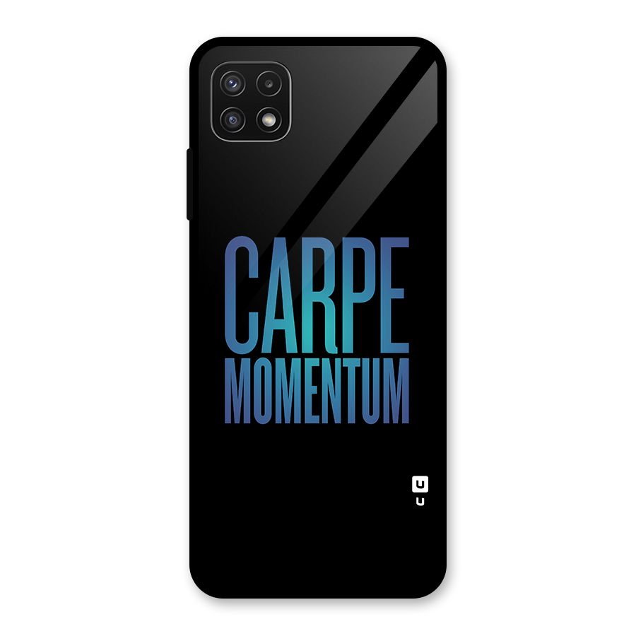 Carpe Momentum Glass Back Case for Galaxy A22 5G