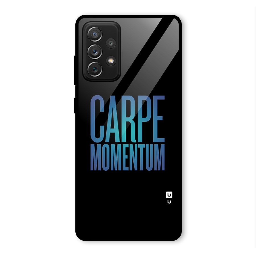 Carpe Momentum Glass Back Case for Galaxy A72