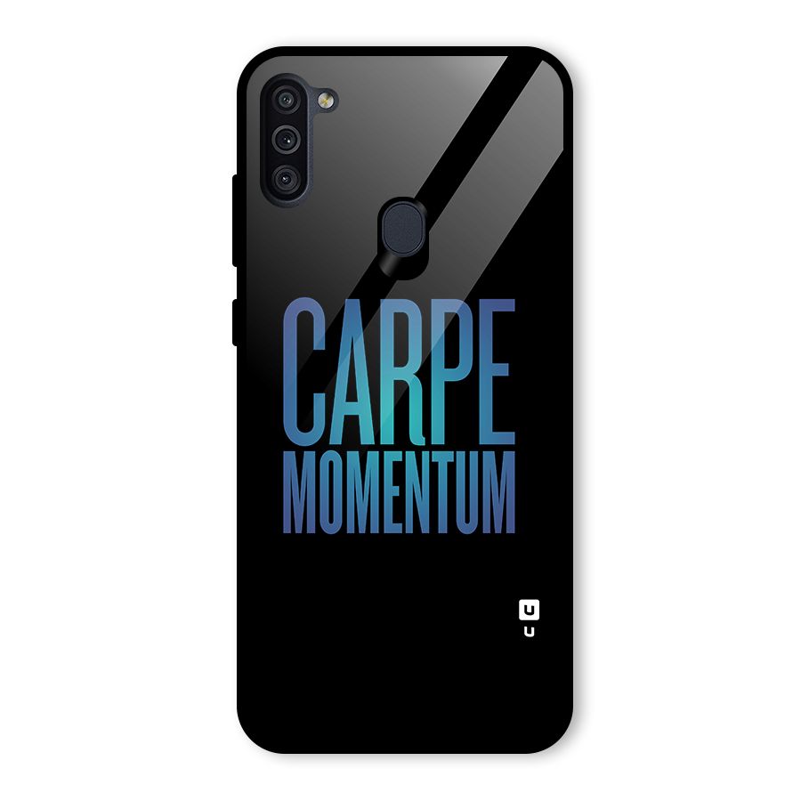 Carpe Momentum Glass Back Case for Galaxy M11