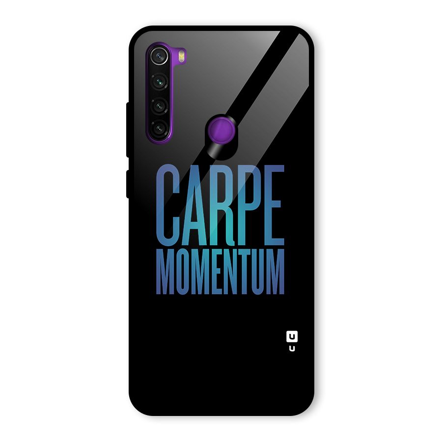 Carpe Momentum Glass Back Case for Redmi Note 8