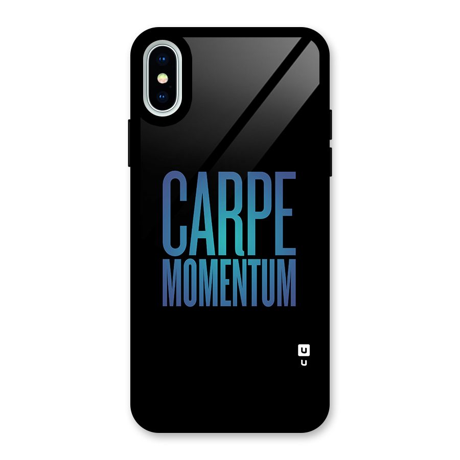 Carpe Momentum Glass Back Case for iPhone X