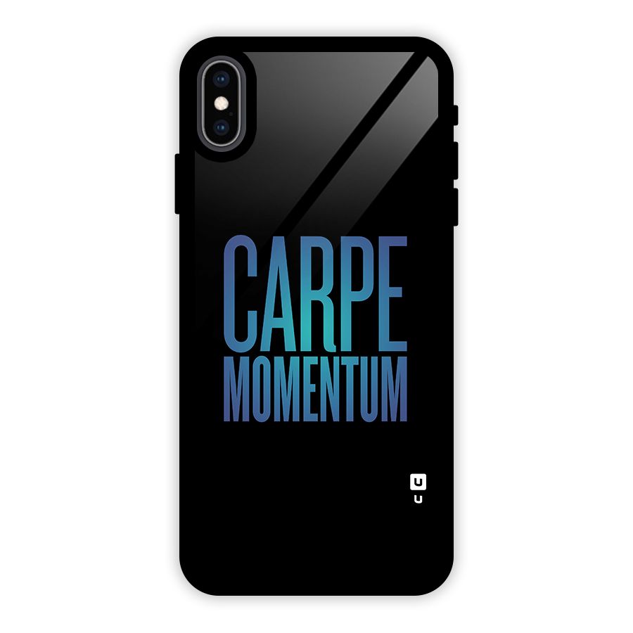 Carpe Momentum Glass Back Case for iPhone XS Max