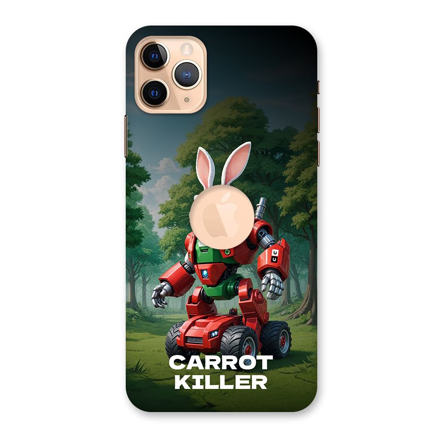 Carrot Killer Back Case for iPhone 11 Pro Max Logo Cut