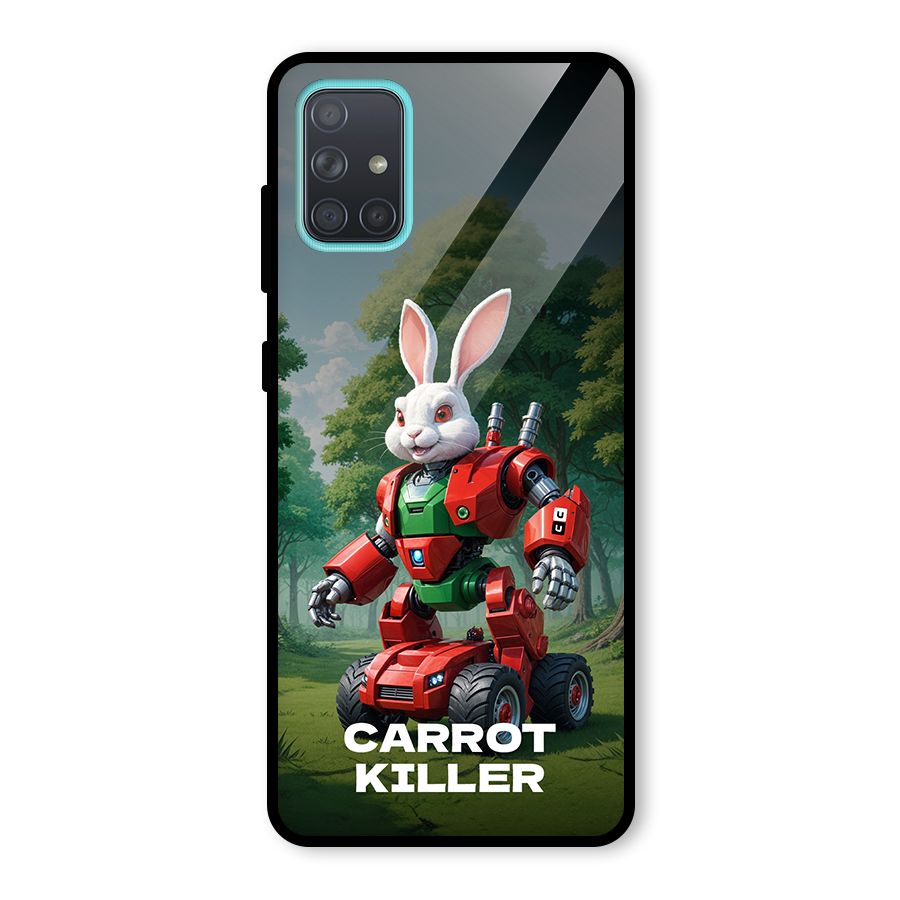 Carrot Killer Glass Back Case for Galaxy A71