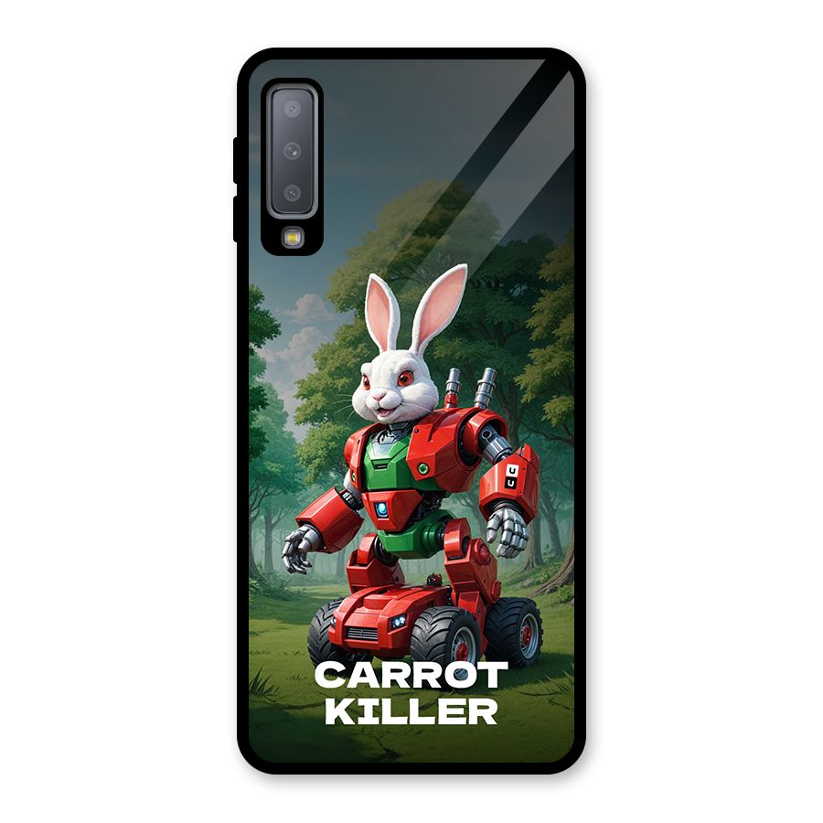 Carrot Killer Glass Back Case for Galaxy A7 (2018)