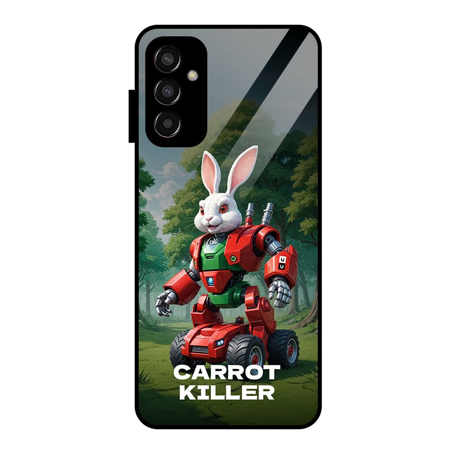 Carrot Killer Glass Back Case for Galaxy F13