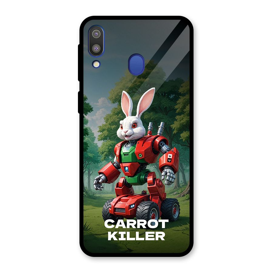Carrot Killer Glass Back Case for Galaxy M20