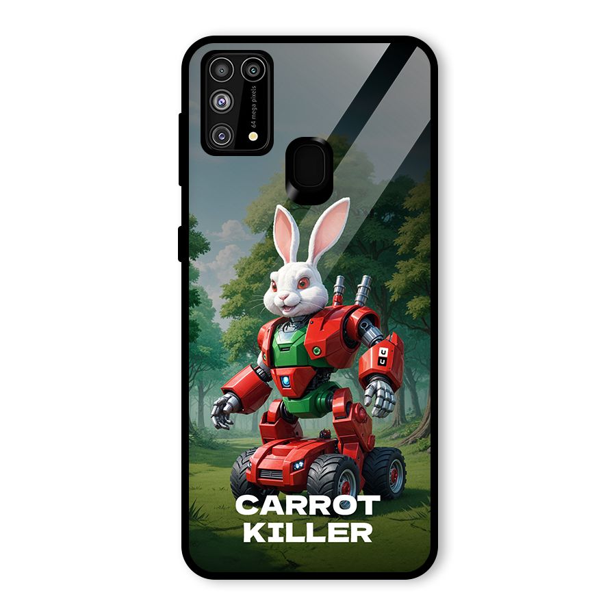 Carrot Killer Glass Back Case for Galaxy M31