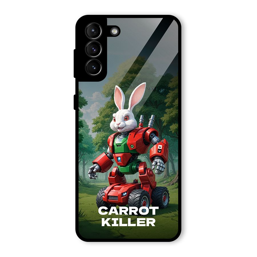 Carrot Killer Glass Back Case for Galaxy S21 Plus