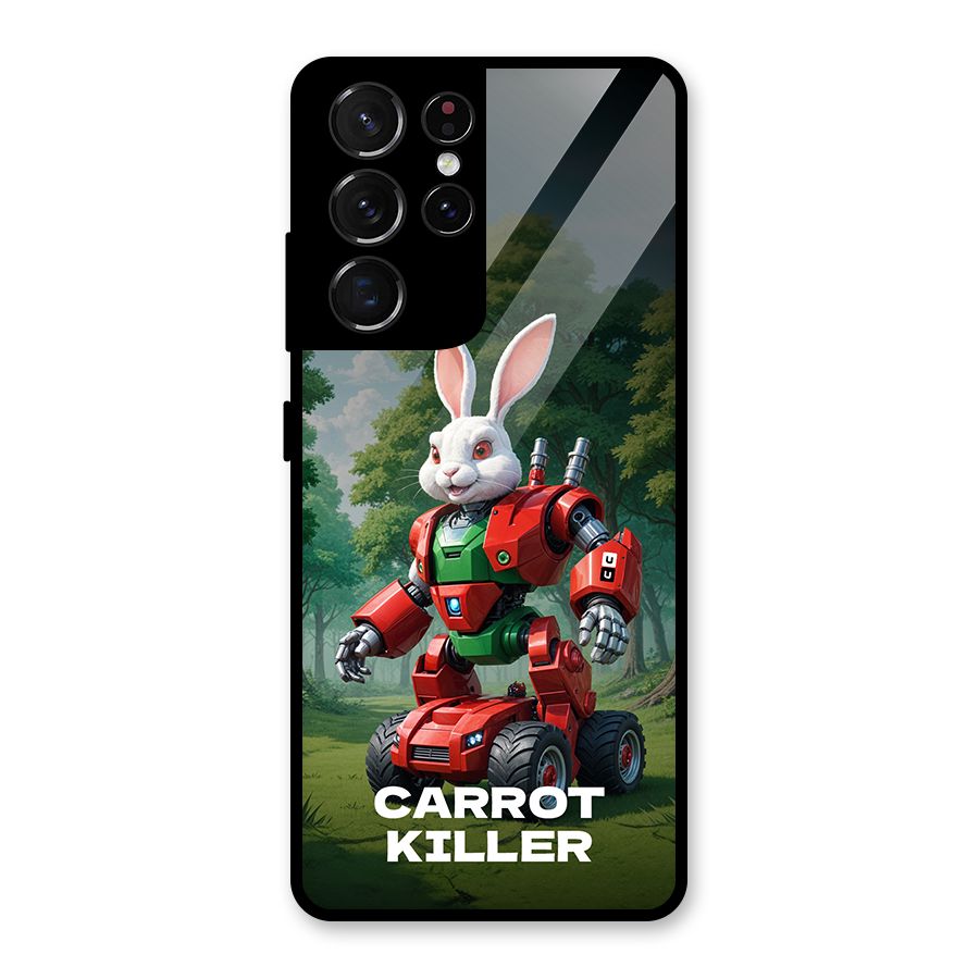 Carrot Killer Glass Back Case for Galaxy S21 Ultra 5G