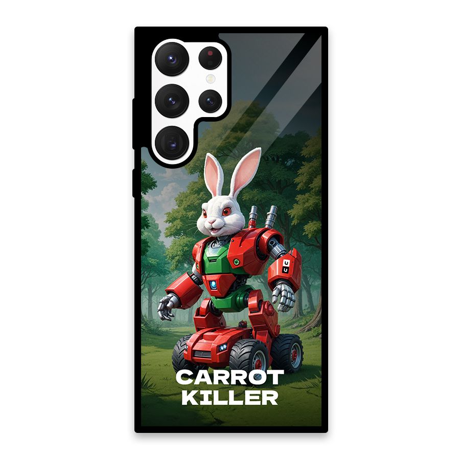 Carrot Killer Glass Back Case for Galaxy S22 Ultra 5G