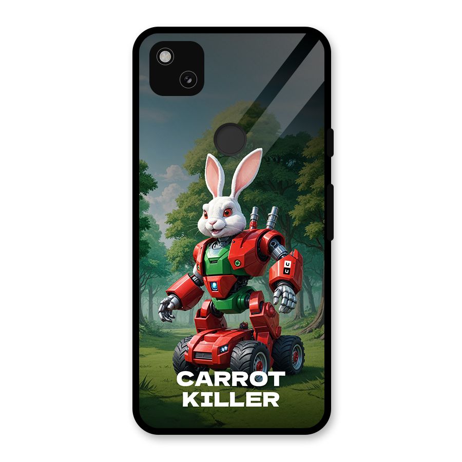 Carrot Killer Glass Back Case for Google Pixel 4a