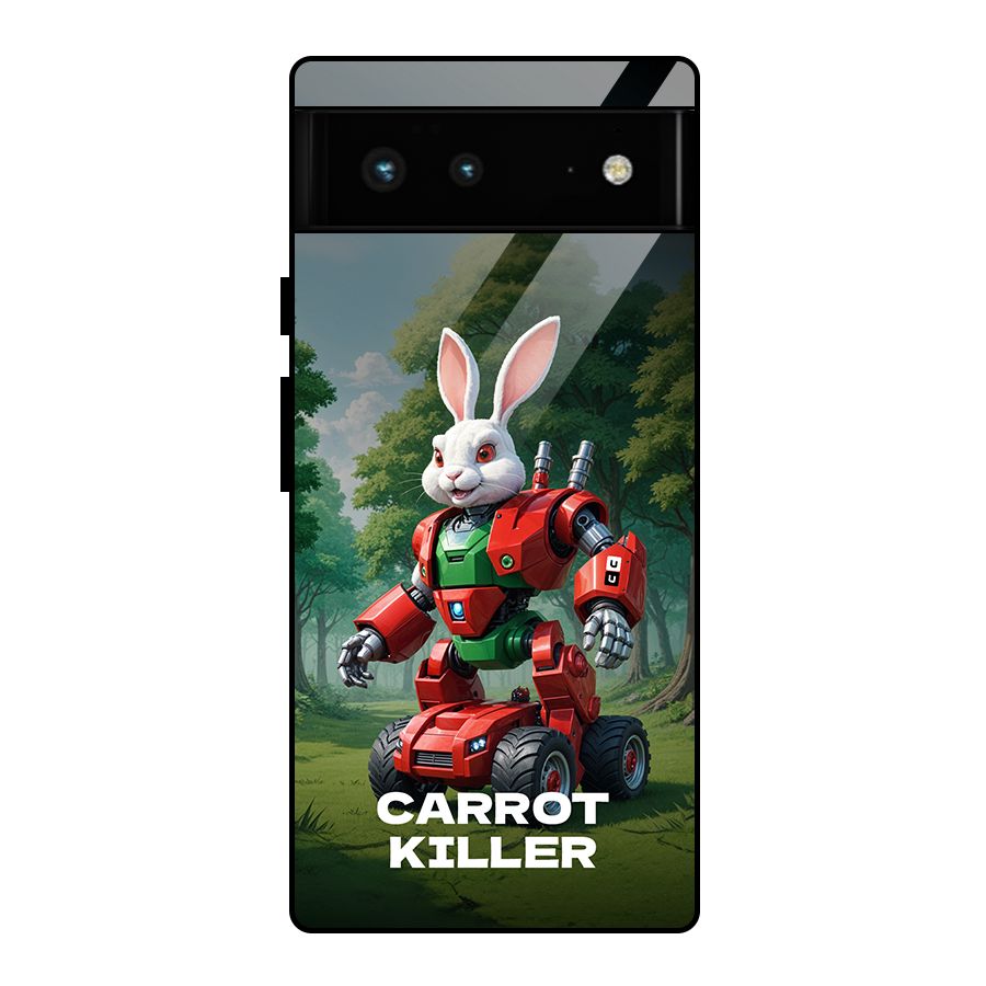 Carrot Killer Glass Back Case for Google Pixel 6