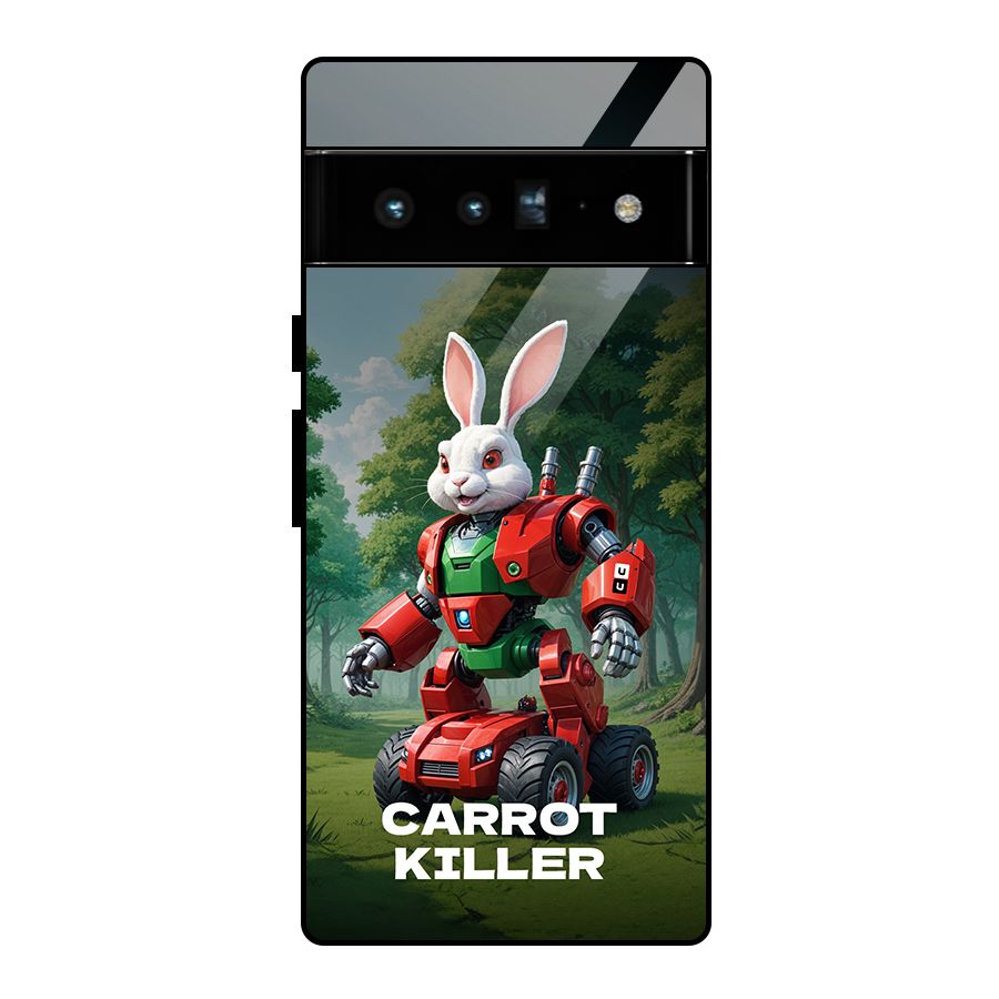 Carrot Killer Glass Back Case for Google Pixel 6 Pro
