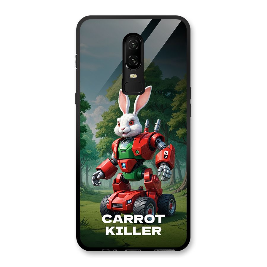 Carrot Killer Glass Back Case for OnePlus 6
