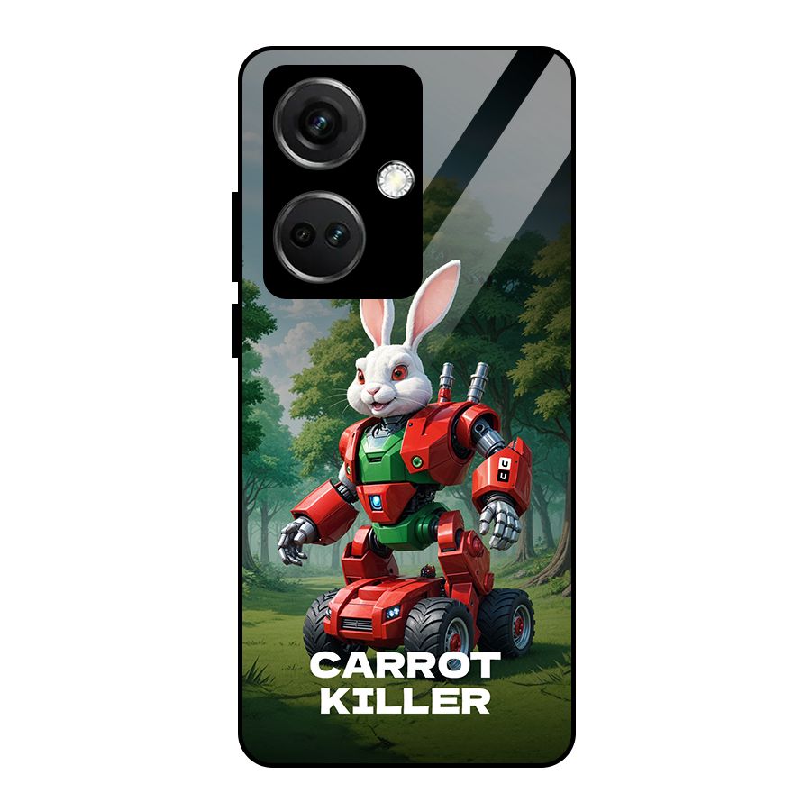 Carrot Killer Glass Back Case for OnePlus Nord CE 3 5G